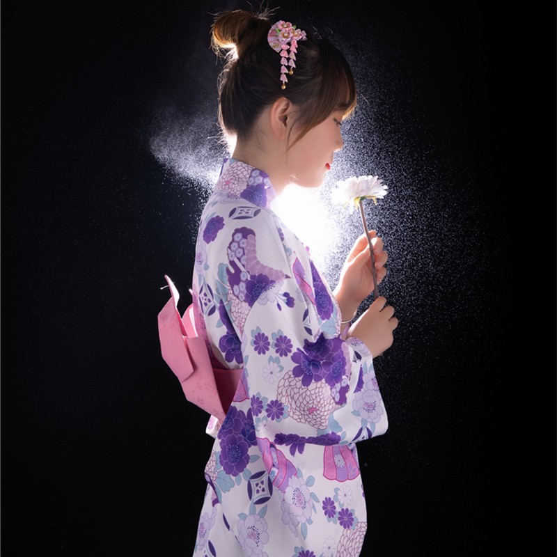 和服女正装传统改良中国风浴衣夏季清新淡雅日式外景写真拍照服装