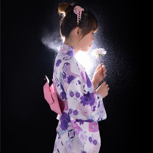 和服女正装传统改良中国风浴衣夏季清新淡雅日式外景写真拍照服装