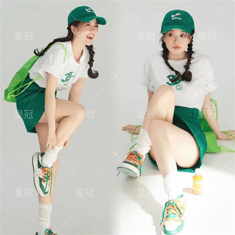 影楼新款夏季小清新元气少女运动风写真服装韩杂少女个性艺术照服