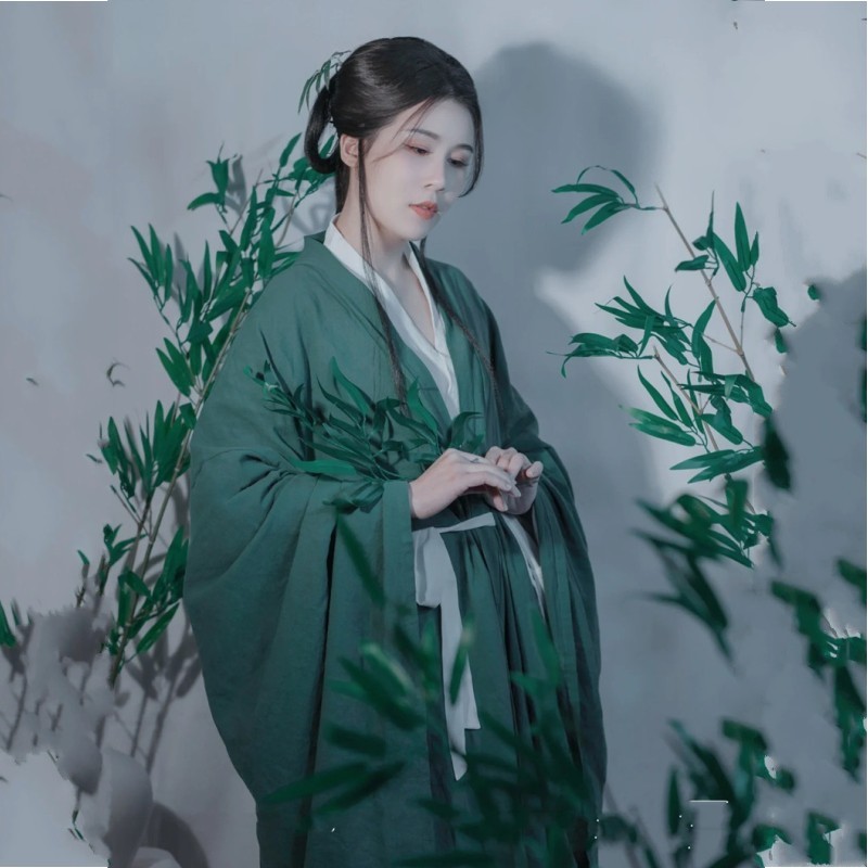 神明少女汉服有香如故超仙古装棉麻古风影楼主题拍照写真摄影服装
