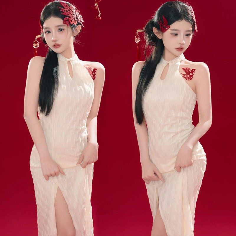 新中式晨袍女回门服新娘订婚礼服小众改良旗袍少女新中式摄影服装,男装,其他民族服装,淘宝优惠券,粉丝福利购,淘宝优惠卷