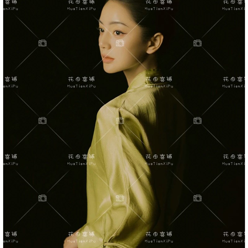 影楼新款古典温柔风写真照服装新中式复古旗袍气质古风艺术照服装