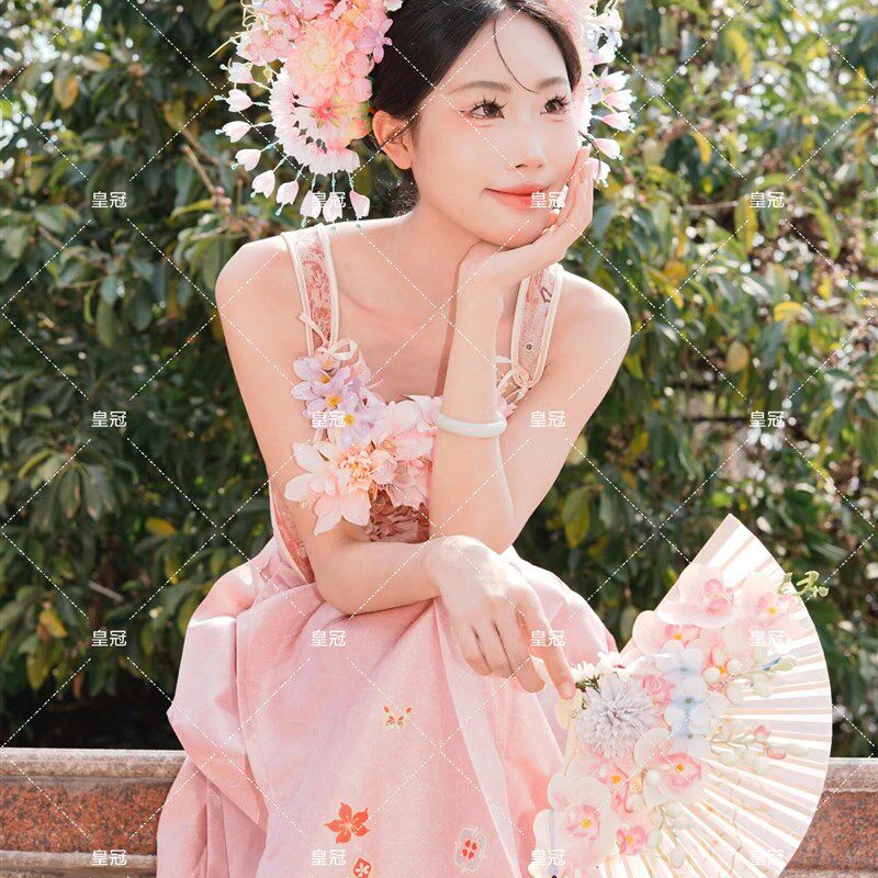 浔浦女服装古风簪花女泉州网红旅拍民族风新款马面裙拍照写真服