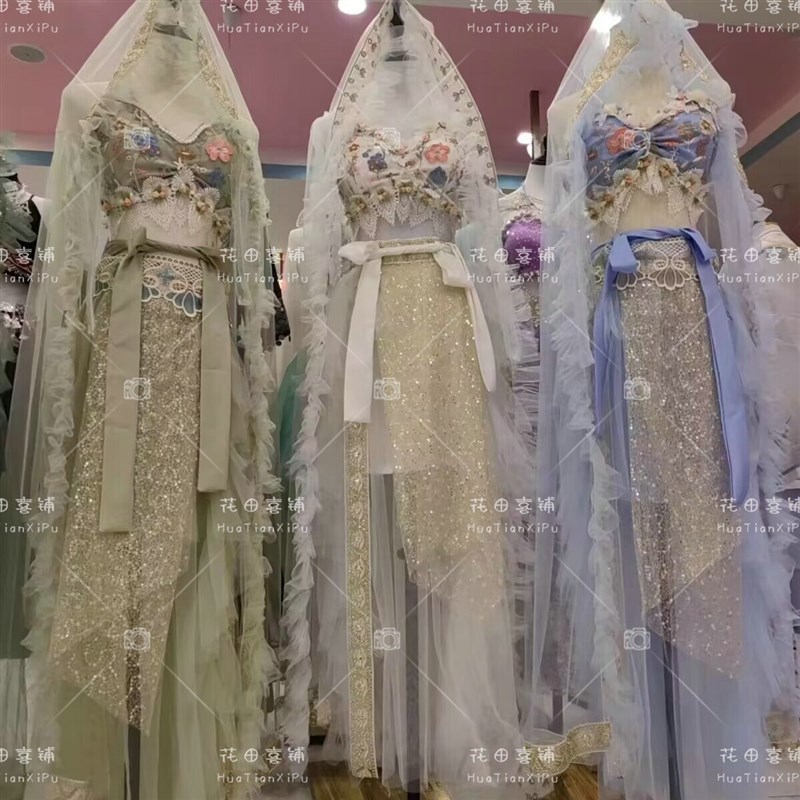2026年新款爆款异域风情西双版纳旅拍摄影服装楼兰大漠公主服装