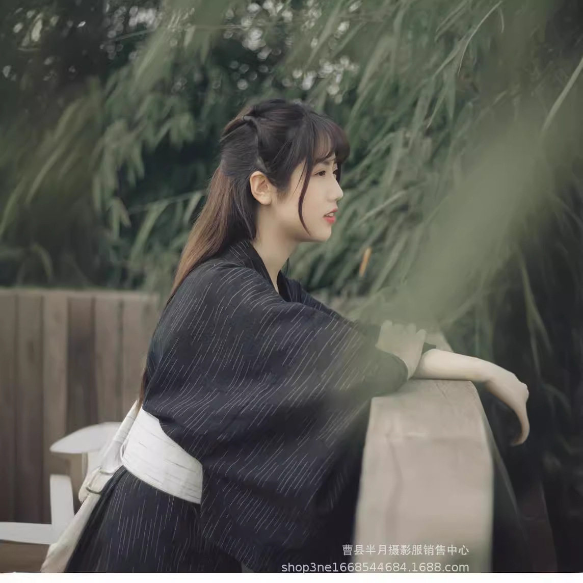 神明少女和服女正装传统改良中国风日式个人写真摄影拍照片连衣裙