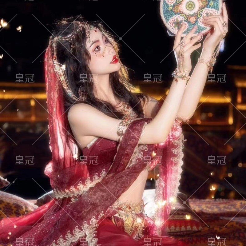 异域风情服装西双版纳影楼装敦煌飞天旅拍摄影写真西域公主拍照服