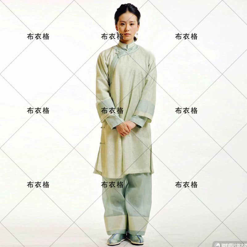 影视古装步步惊心清朝女格格服古装睡衣中衣寝衣旗服睡袍演出服