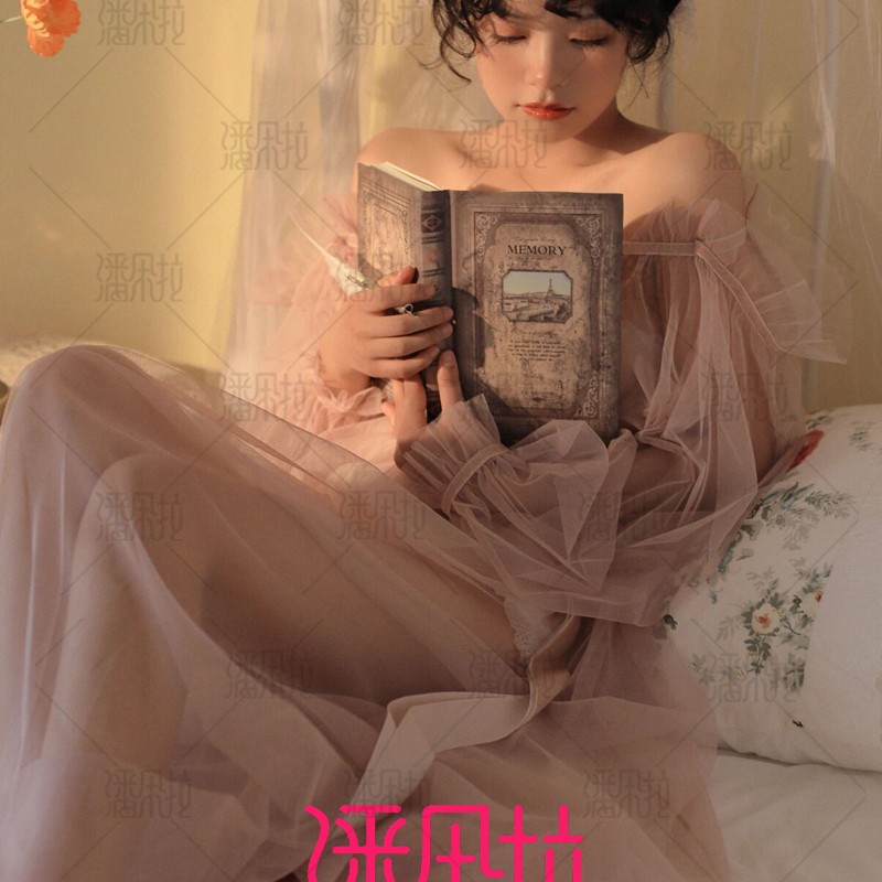写真主题服装2022新款时尚仙女唯美少女私房艺术照森系拍照摄影服