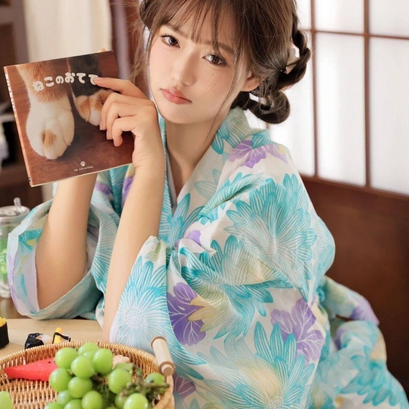 新款和服改良复古日式传统写真拍照影楼摄影服装神明浴衣日系少女