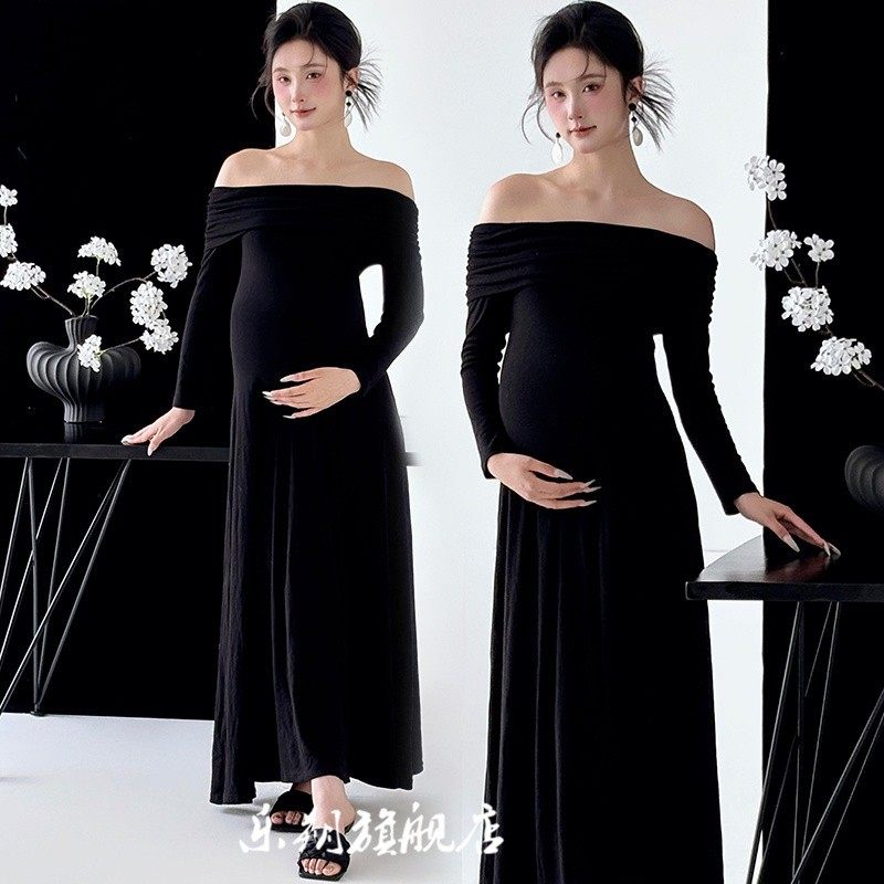 影楼新款孕妇照写真服装法式一字肩连衣裙高级感孕妈咪大肚照摄影,个性定制/设计服务/DIY,动漫/cos制服定制/加工,淘宝优惠券,粉丝福利购,淘宝优惠卷