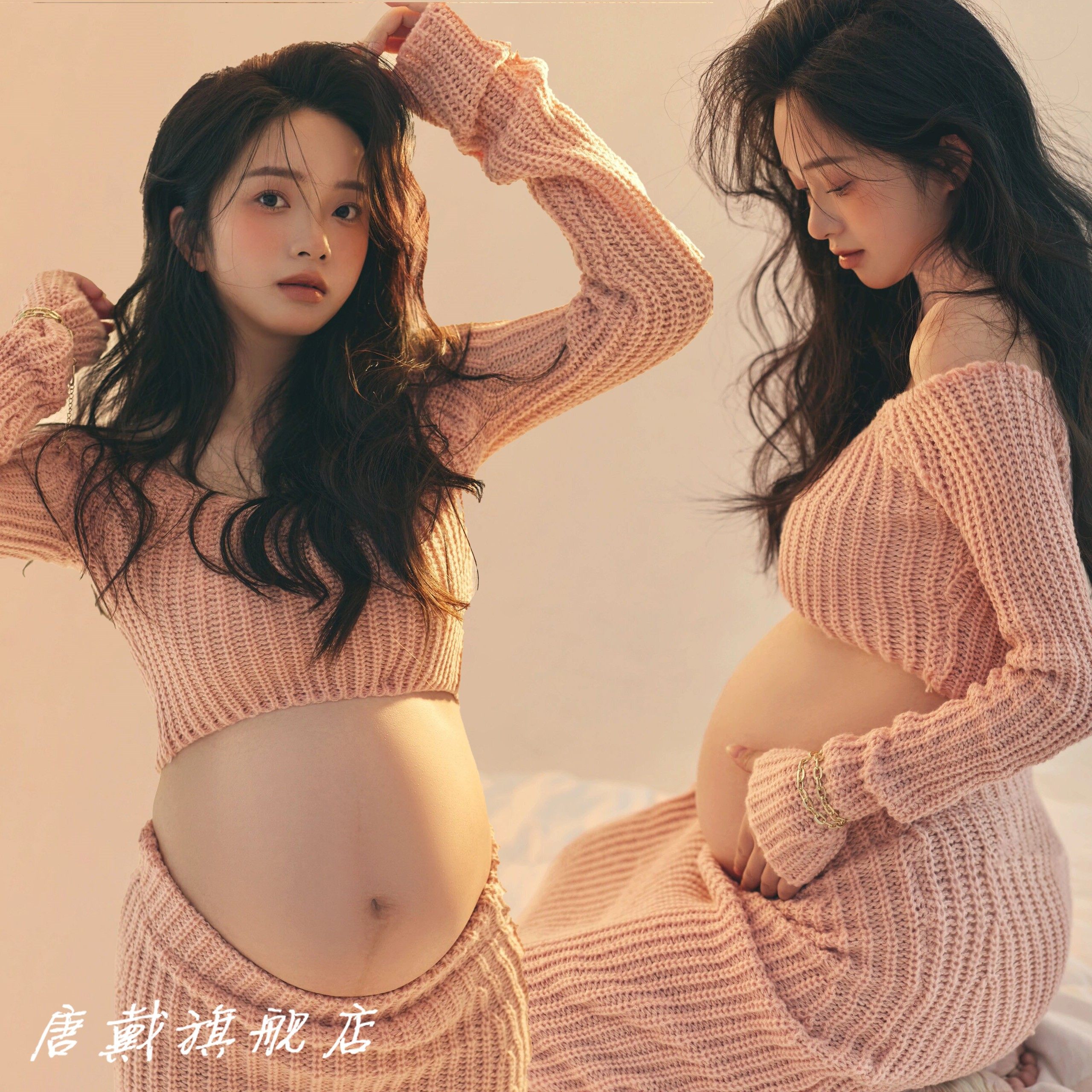 影楼孕妇拍照服装可爱俏皮小清新孕妈咪居家慵懒风毛衣套装摄影服,男装,其他民族服装,淘宝优惠券,粉丝福利购,淘宝优惠卷