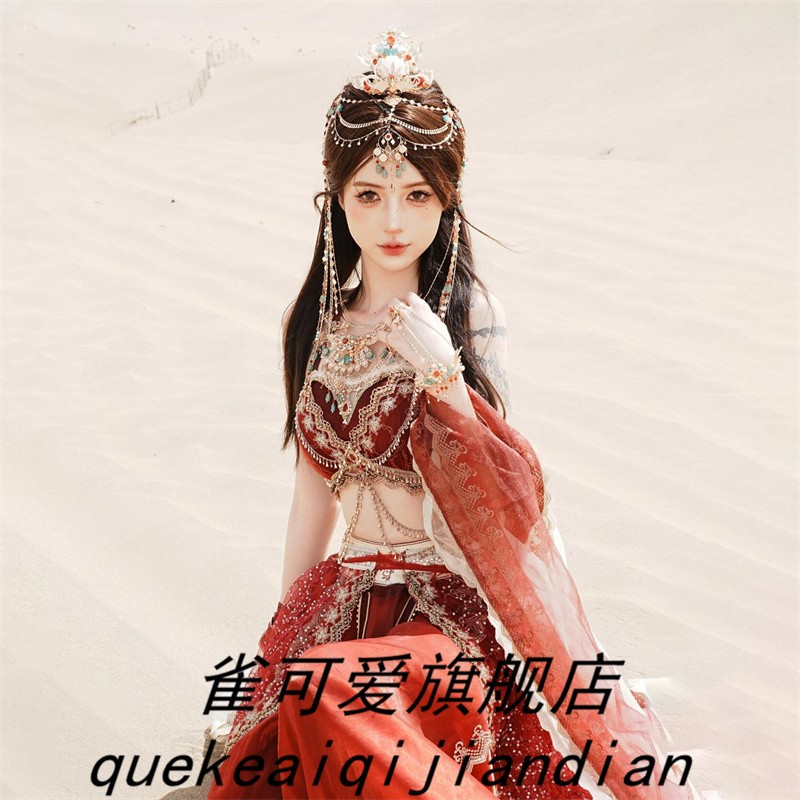 公主异域风情汉服舞蹈阿朱西域敦煌服装飞天少女古风舞台影楼服饰
