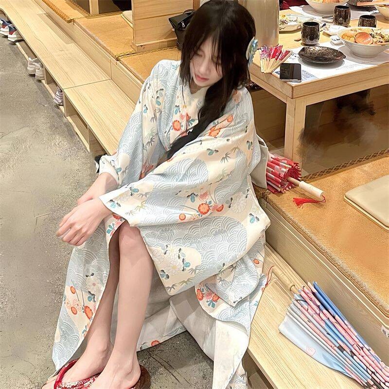 新款照相馆和服神明少女洋装烟火清新改良外景摄影写真自拍馆服装