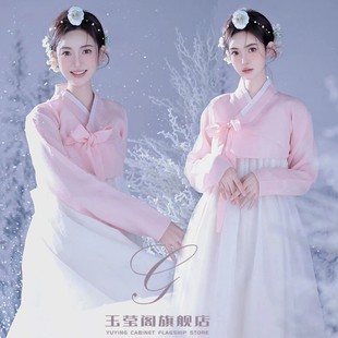 新款影楼韩服朝鲜服延吉公主民族服饰写真服装日常网红拍照服装
