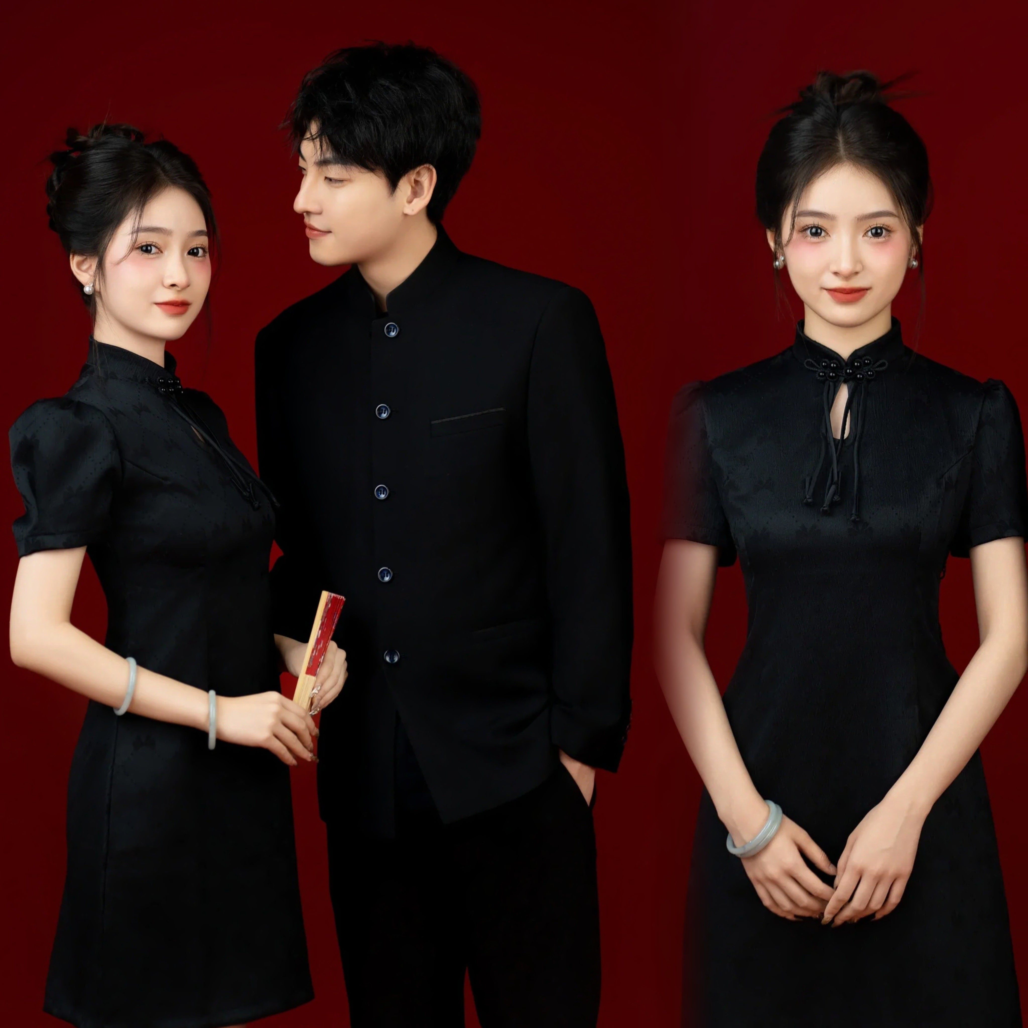 影楼新中式证件照肖像写真主题复古旗袍高级感情侣艺术照摄影服装,户外/登山/野营/旅行用品,其他户外服装,淘宝优惠券,粉丝福利购,淘宝优惠卷