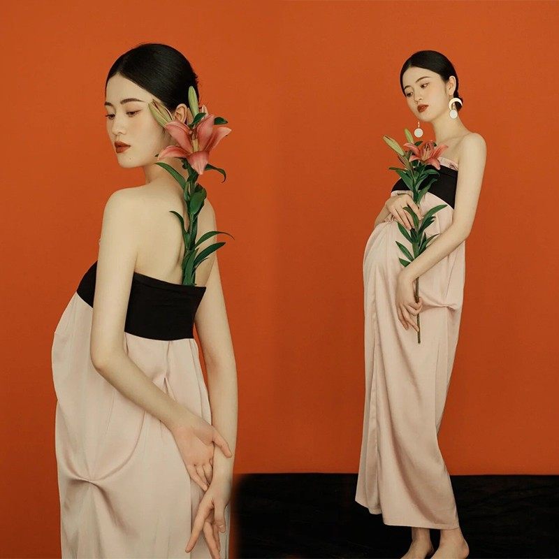 孕妇拍照服装影楼新款唯美温柔复古氛围感写真孕妇摄影艺术照衣服,男装,其他民族服装,淘宝优惠券,粉丝福利购,淘宝优惠卷