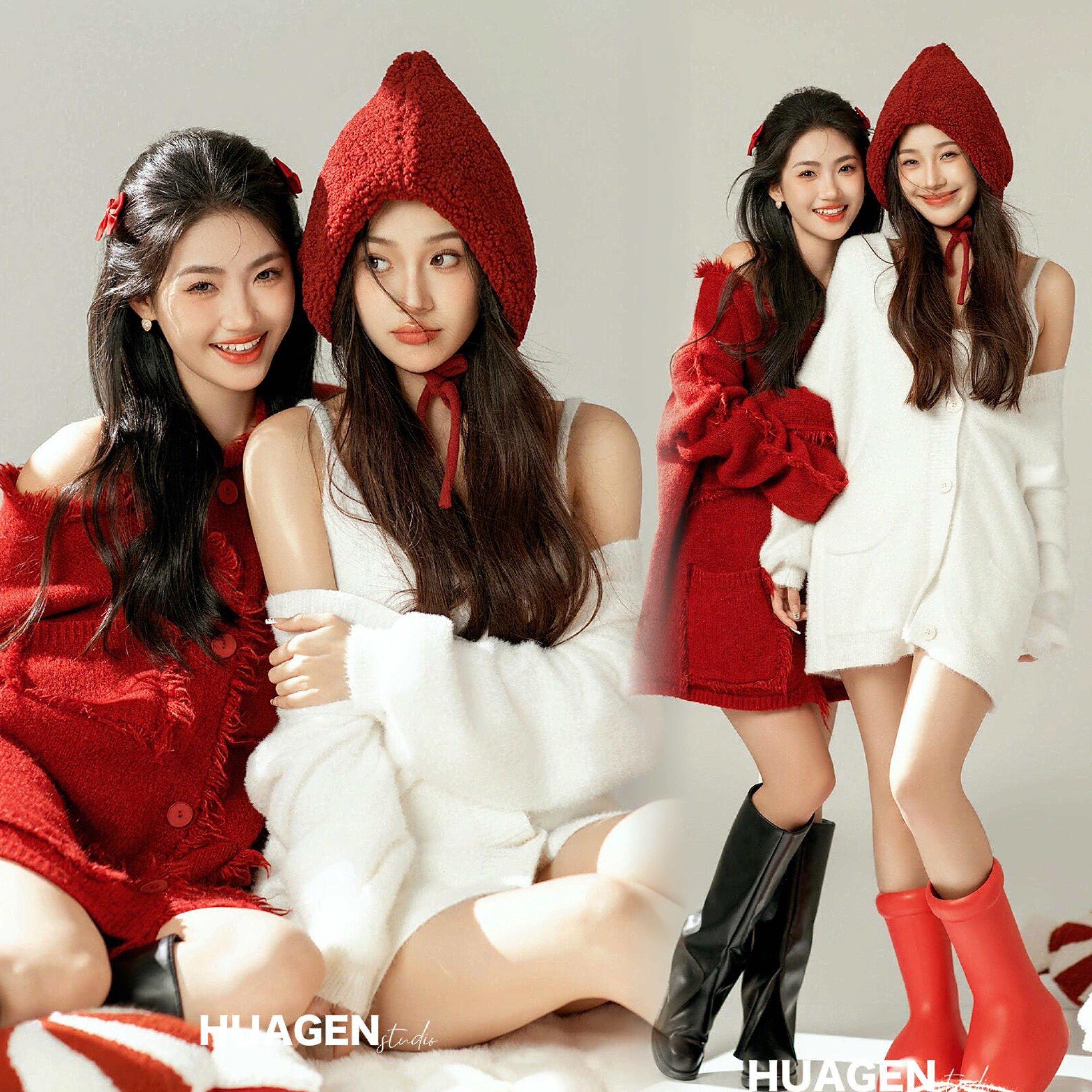 圣诞节写真毛衣套装秋冬氛围感摄影服装影楼毛衣闺蜜装,户外/登山/野营/旅行用品,其他户外服装,淘宝优惠券,粉丝福利购,淘宝优惠卷