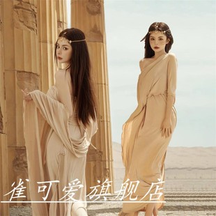 影楼新款希腊女神古风飘逸异域风情大漠公主民族个人旅拍写真服装