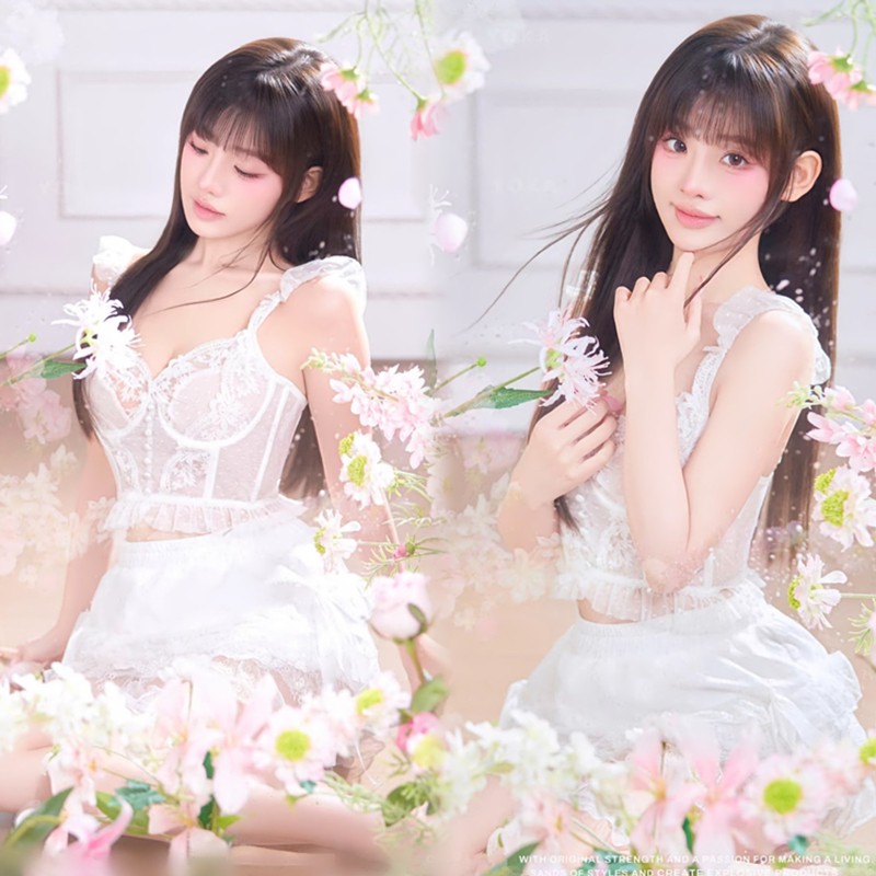 韩系甜美梦幻浪漫少女影楼新款拍照主题氛围感个人艺术照摄影服装