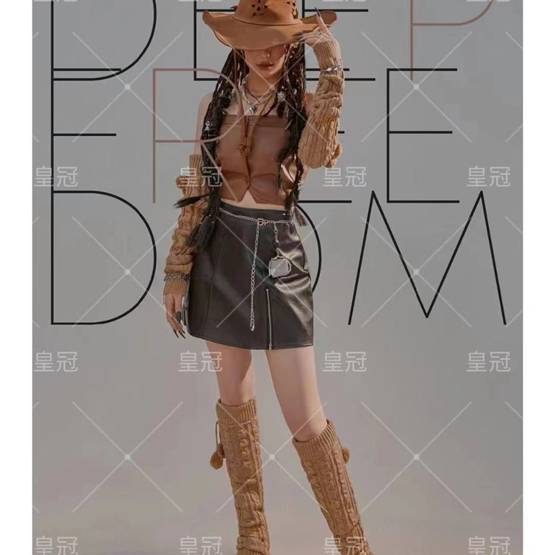 西部牛仔欧美范杂志风辣妹写真服性感个性日韩拍摄摄影主题艺术照
