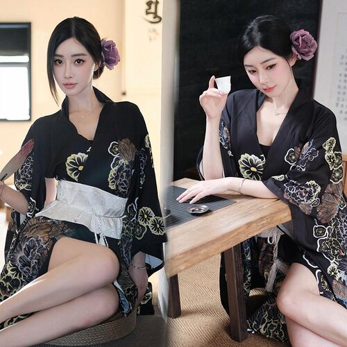 和服女新款黑道千金日系浴衣写真摄影神明少女改良传统拍照连衣裙