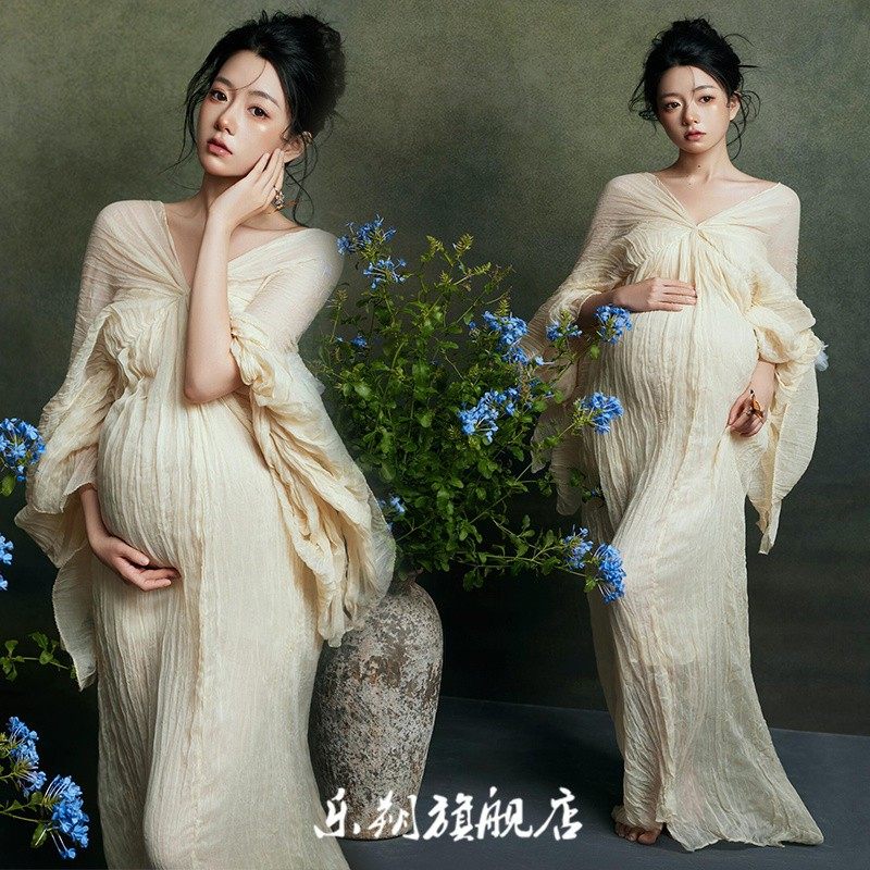 孕妇照服装影楼新款复古油画风清冷感孕妈咪大肚照艺术照摄影服装,户外/登山/野营/旅行用品,其他户外服装,淘宝优惠券,粉丝福利购,淘宝优惠卷