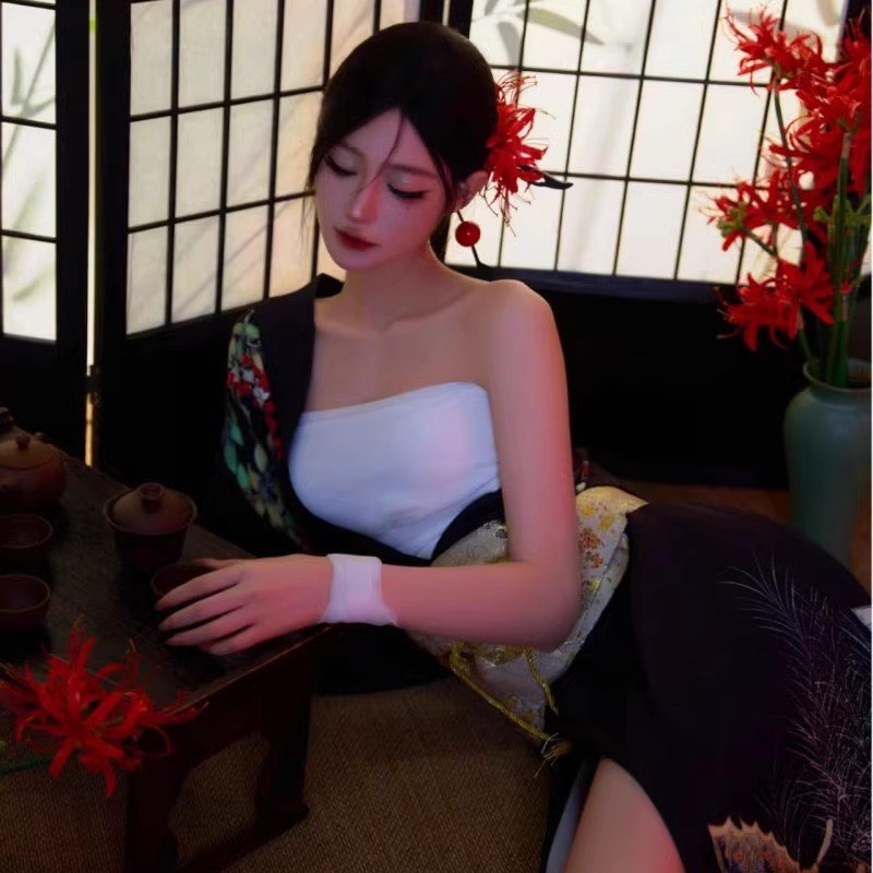 影楼正装和服改良摄影服装传统日系少女浴衣写真和服网红拍照套装