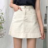 Summer style Korean Edition Retro chic Solid cowboy skirt College wind leisure time Paige Show thin Short skirt