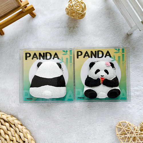 成都卡通可爱熊猫树脂纪念品