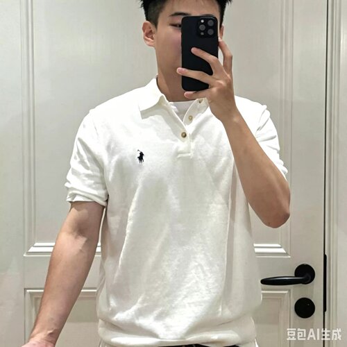 RL拉夫小马标针织短袖翻领Polo衫