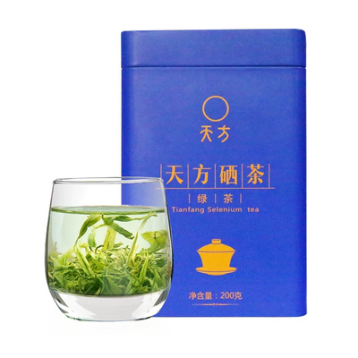 2025春茶新茶天方硒茶绿茶明前特级高山清香型安徽茶叶罐装200g