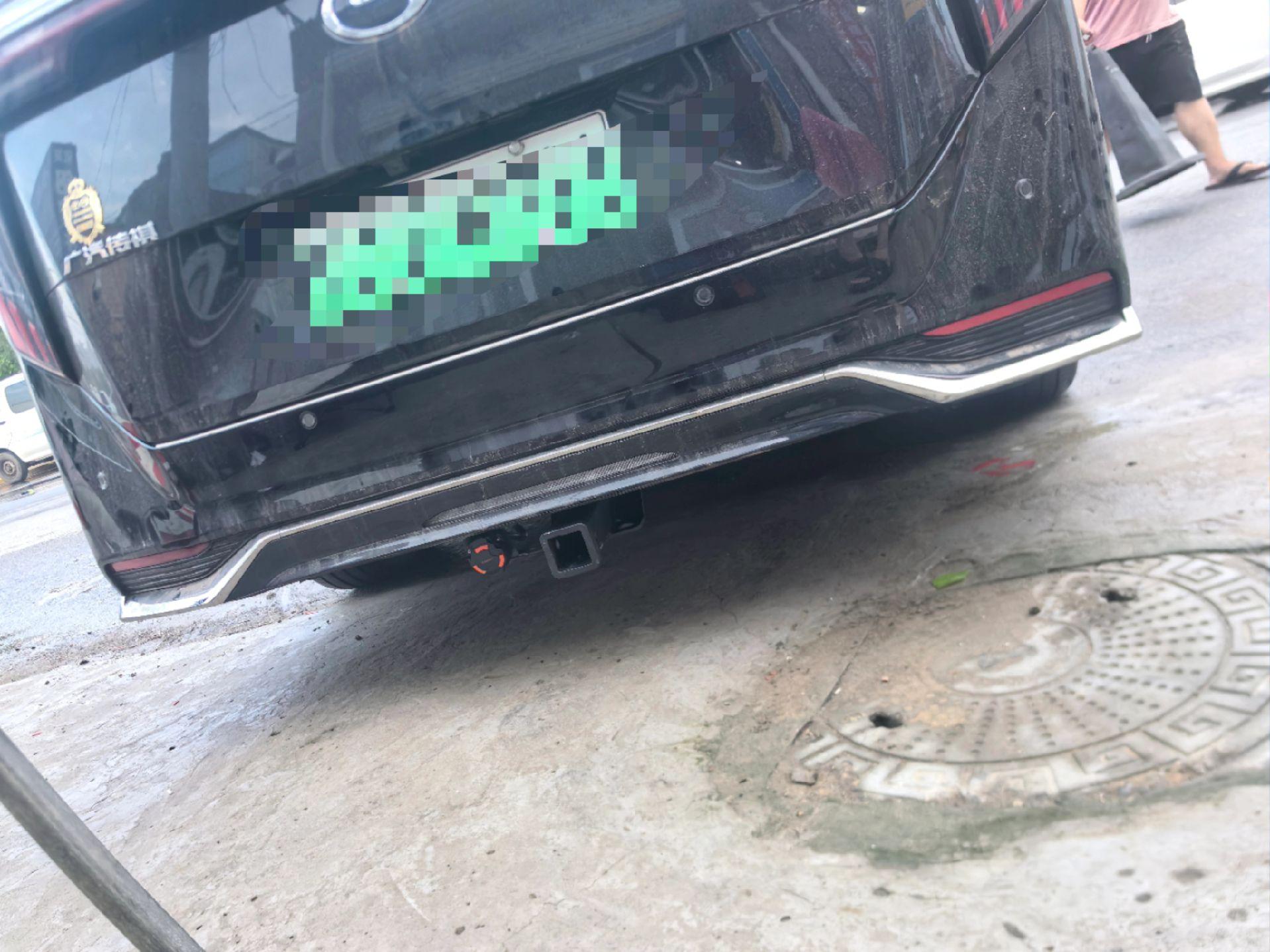 传祺E9/GM8宗师版适用加装方口拖车杠汽车后挂自行车架改装拖车钩