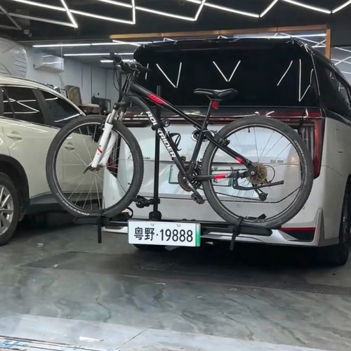 适用于E9M8加装后挂拓展自行车架户外骑行单车背托承载架 可载2辆