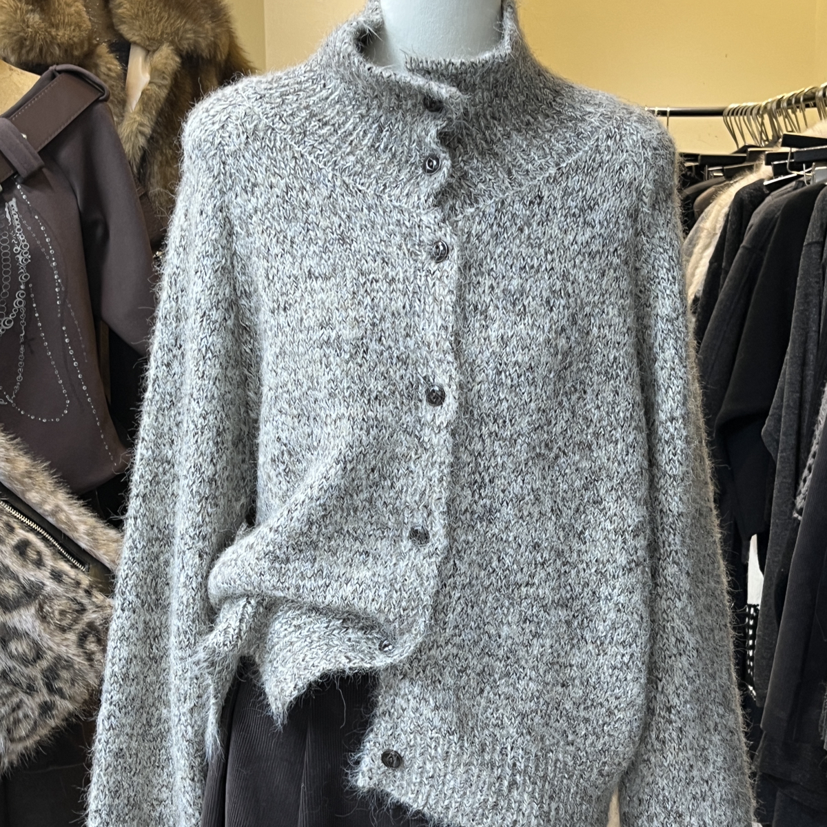 MOST-秋上新慵懒风简约宽松保暖毛衣25