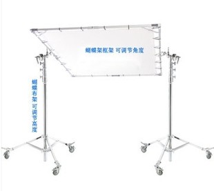 影视摄影3.6米 3.6米蝴蝶架柔光屏柔光布可折叠框便携包灯腿