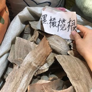 野生药材黑橄榄根黑橄榄树根黑橄榄树皮黑橄榄皮