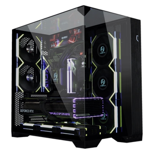 【潮玩客】联力O11 Vision Compact海景房中塔背插玻璃水冷机箱