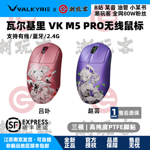 瓦尔基里VKM5PRO三模鼠标
