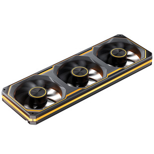 乔思伯 JONSBO 机箱风扇XA-360黑色反叶XA120三面镜连体ARGB风扇