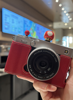 富士XT50保护套xe5XS20相机包xt5皮套xm5xt30二代红色x100vi配件