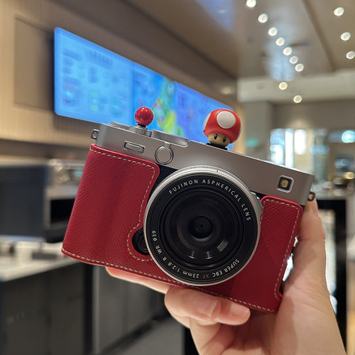 富士XT50保护套xe5XS20相机包xt5皮套xm5xt30二代红色x100vi配件