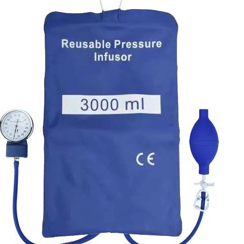 输液加压袋 输血加压袋 3000ml 灌洗加压袋 带压力表