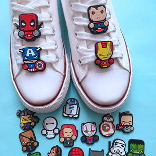 花鞋 饰配件 英雄联盟运动鞋 鞋 带鞋 白板鞋 Q版 球鞋 上装 10个 扣鞋 包邮