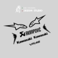 Kawasaki black as shown set of 1