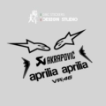 Aprilia black as shown set of 1