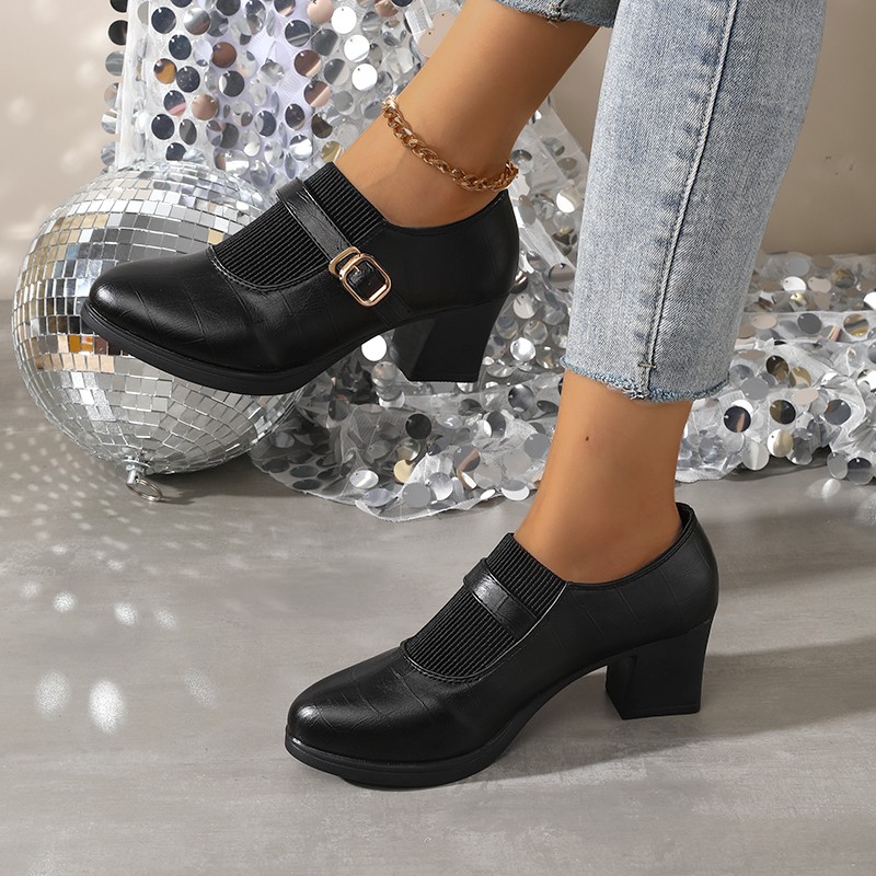 2025春秋新款深口单鞋