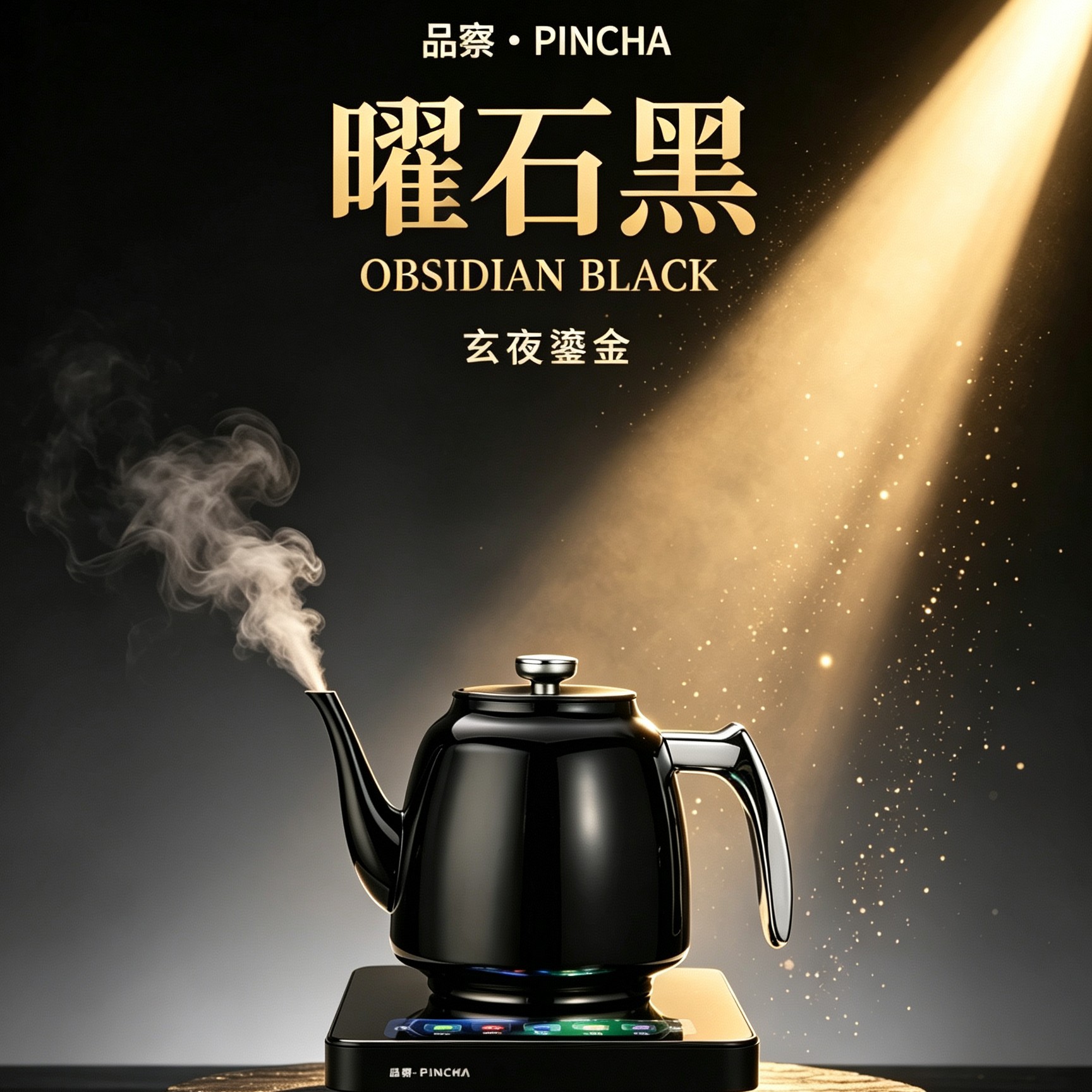 品察纯钛烧水壶双层真空煮泡茶专电热水壶