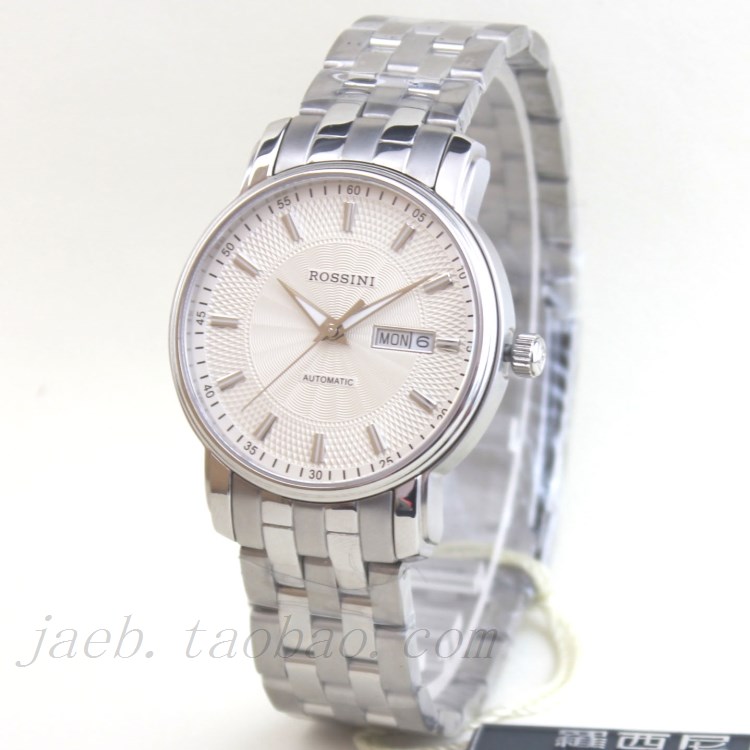 罗西尼正品5427w04b商务自动手表