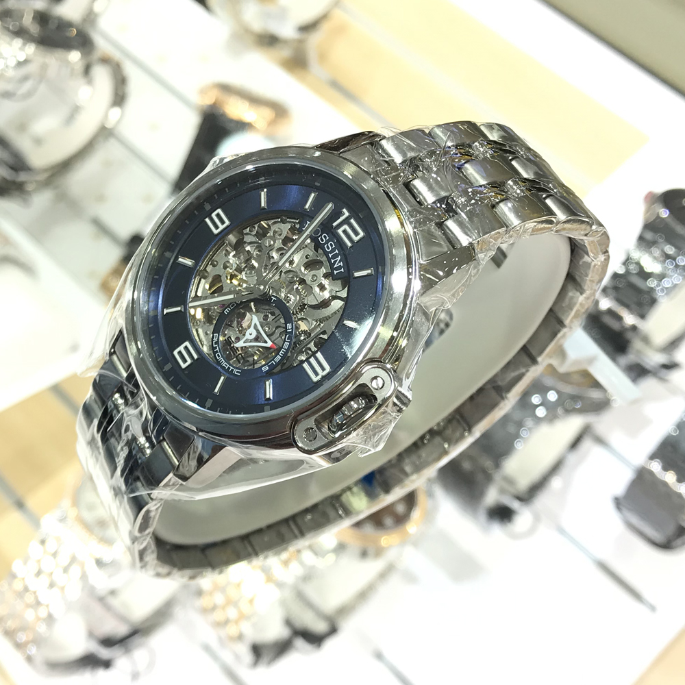 男皮带全自动机械表专柜正品手表