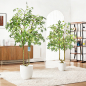 仿真绿色枫树居家摆放盆栽仿真家居店铺室内落地摆件枫树